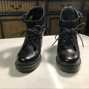 Balenciaga Black Leather Booty